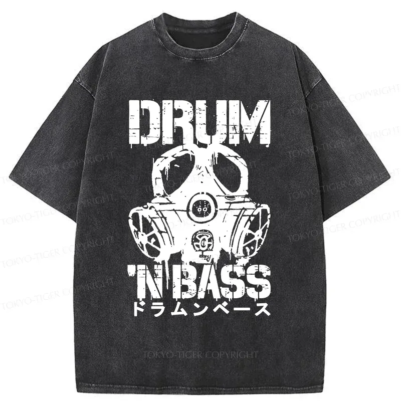 Tokyo-Tiger Drum N Bass Japan Washed T-Shirt