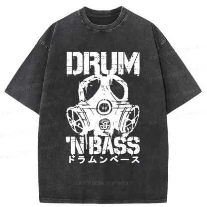 Tokyo-Tiger Drum N Bass Japan Washed T-Shirt