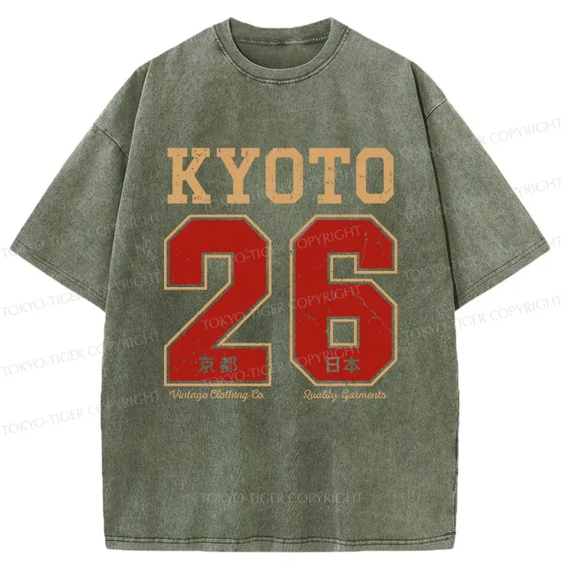 Tokyo-Tiger Vintage Tokyo Washed T-Shirt