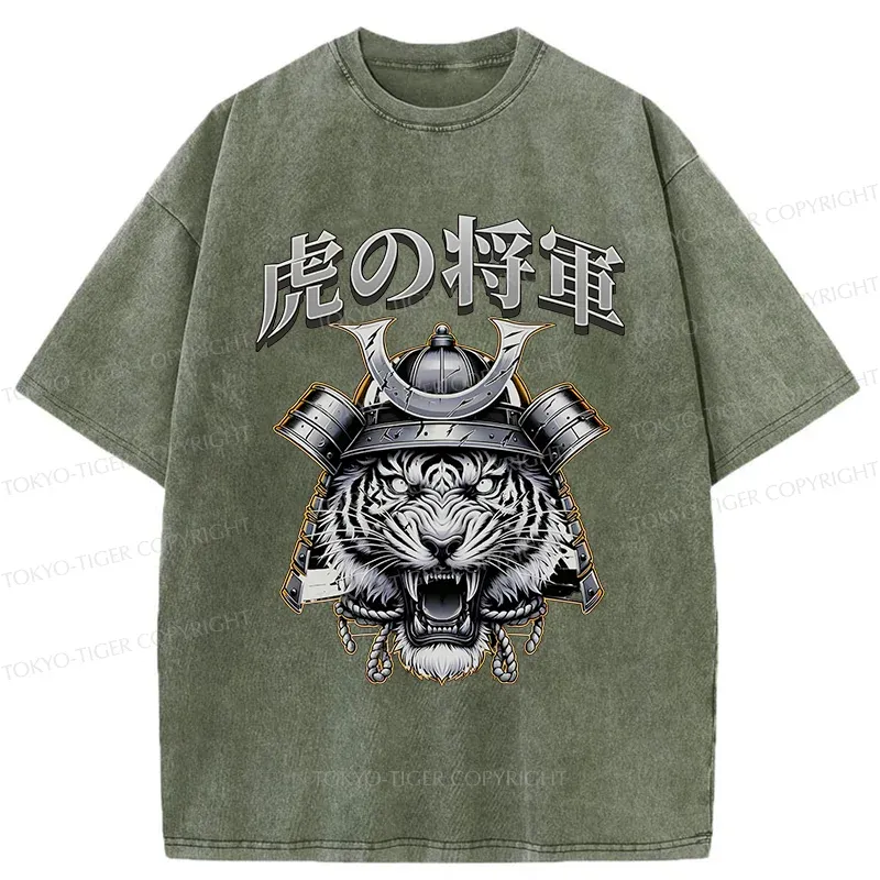Tokyo-Tiger Tiger General Washed T-Shirt