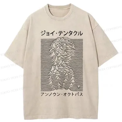 Tokyo-Tiger Japanese Tentacular Washed T-Shirt