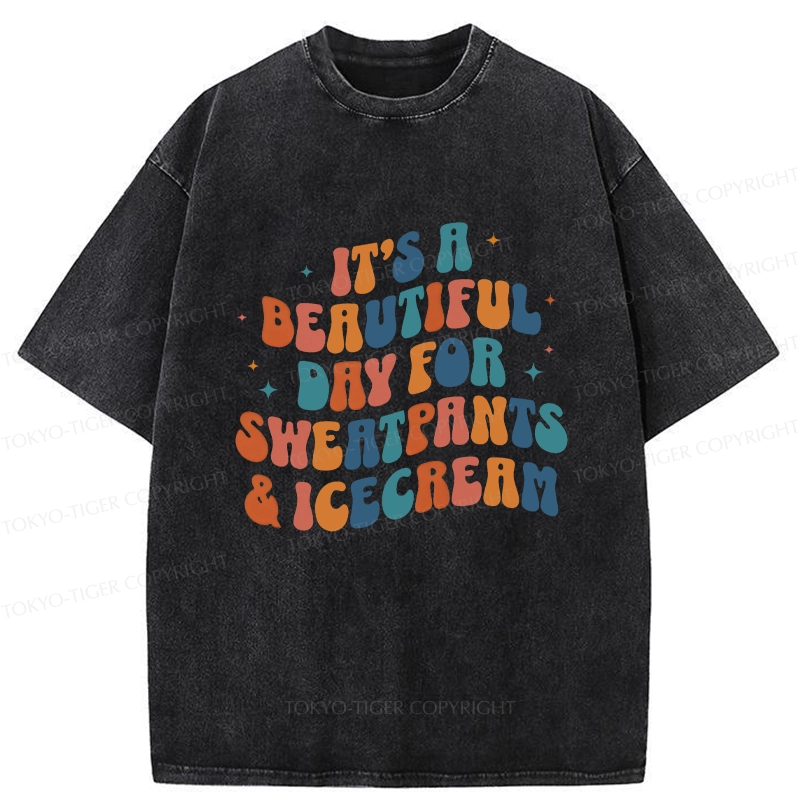 Tokyo-Tiger Sushi Lovers Washed T-Shirt