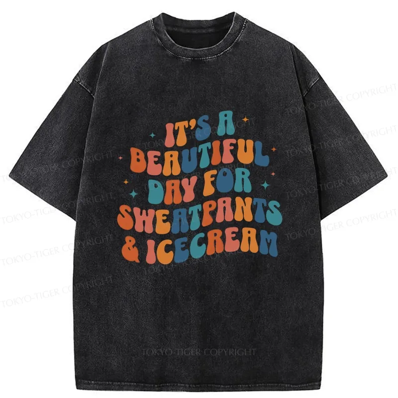 Tokyo-Tiger Sushi Lovers Washed T-Shirt