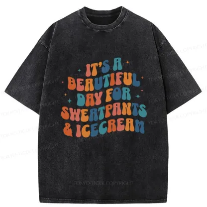 Tokyo-Tiger Sushi Lovers Washed T-Shirt