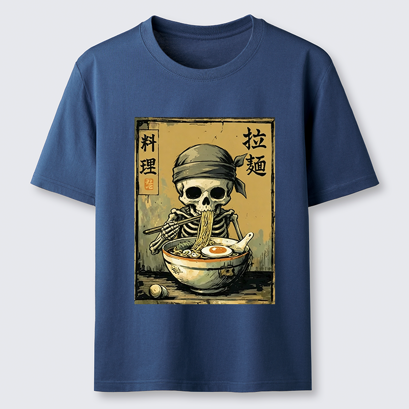 Tokyo-Tiger Funny Skeleton Ramen Classic T-Shirt