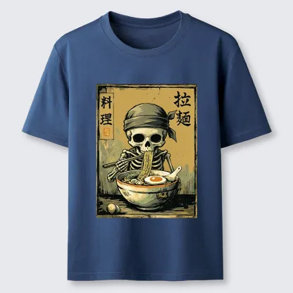 Tokyo-Tiger Funny Skeleton Ramen Classic T-Shirt