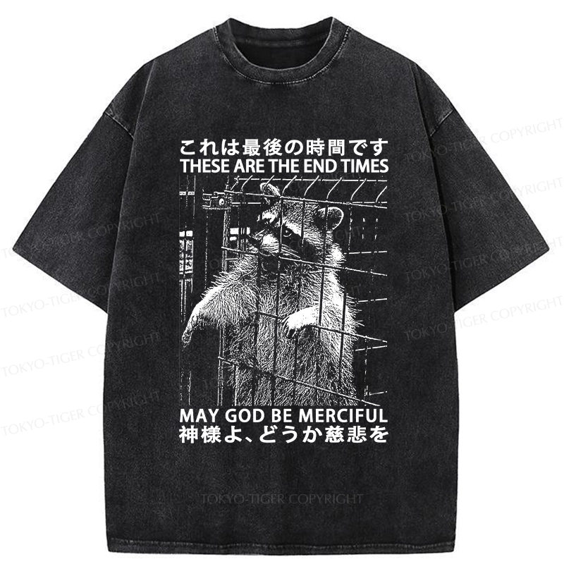 Tokyo-Tiger May God Be Merciful Washed T-Shirt