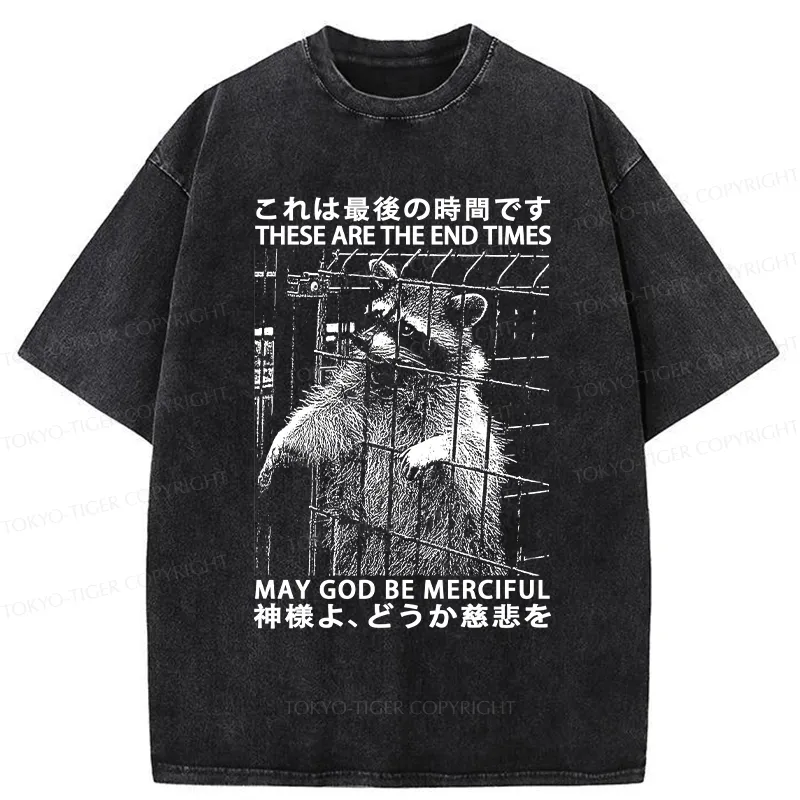 Tokyo-Tiger May God Be Merciful Washed T-Shirt