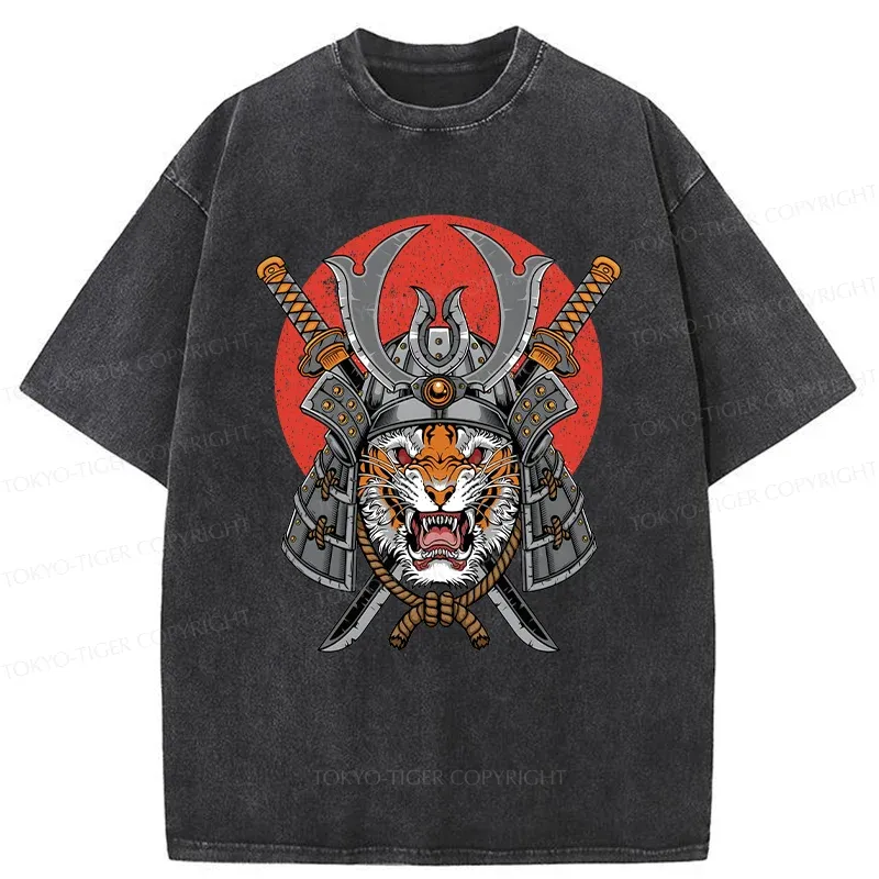 Tokyo-Tiger Sinuous Snake Washed T-Shirt Sale