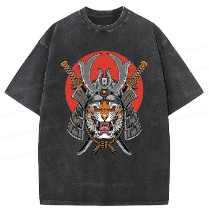 Tokyo-Tiger Mighty Tiger General Washed T-Shirt
