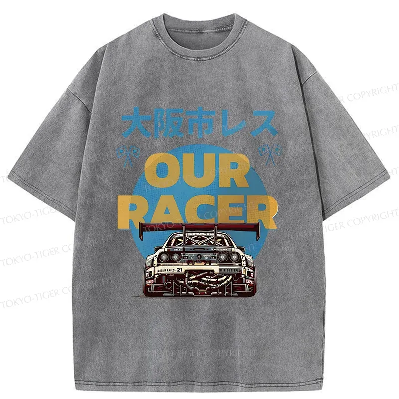 Tokyo-Tiger Osaka Racing Washed T-Shirt