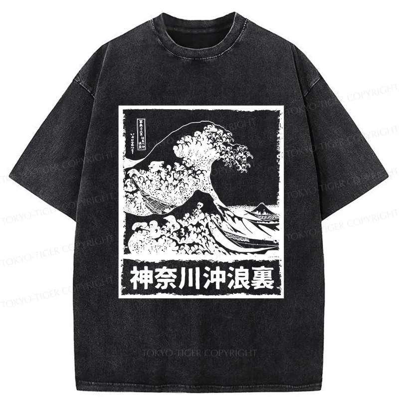 Tokyo-Tiger Legendary Wave Washed T-Shirt