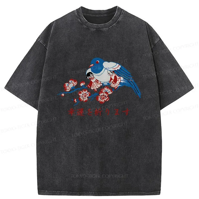 Tokyo-Tiger Sinuous Snake Washed T-Shirt Sale
