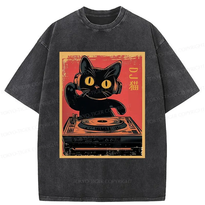 Tokyo-Tiger Sinuous Snake Washed T-Shirt Sale