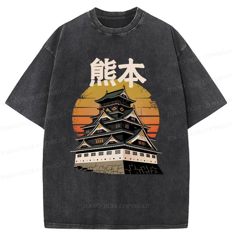 Tokyo-Tiger Kumamoto City Washed T-Shirt