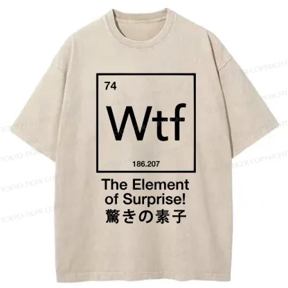 Tokyo-Tiger The Element Of Surprise Japan Washed T-Shirt