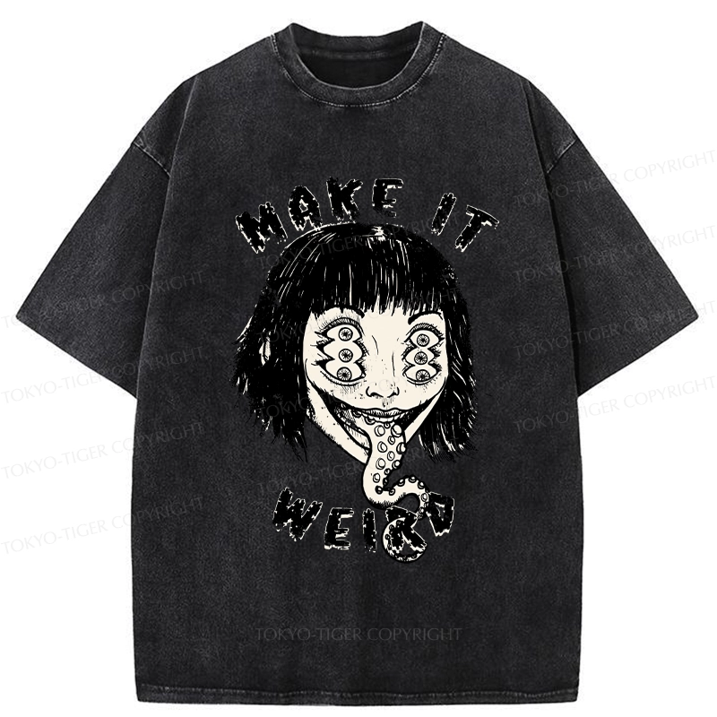 Tokyo-Tiger Make It Weird Washed T-Shirt