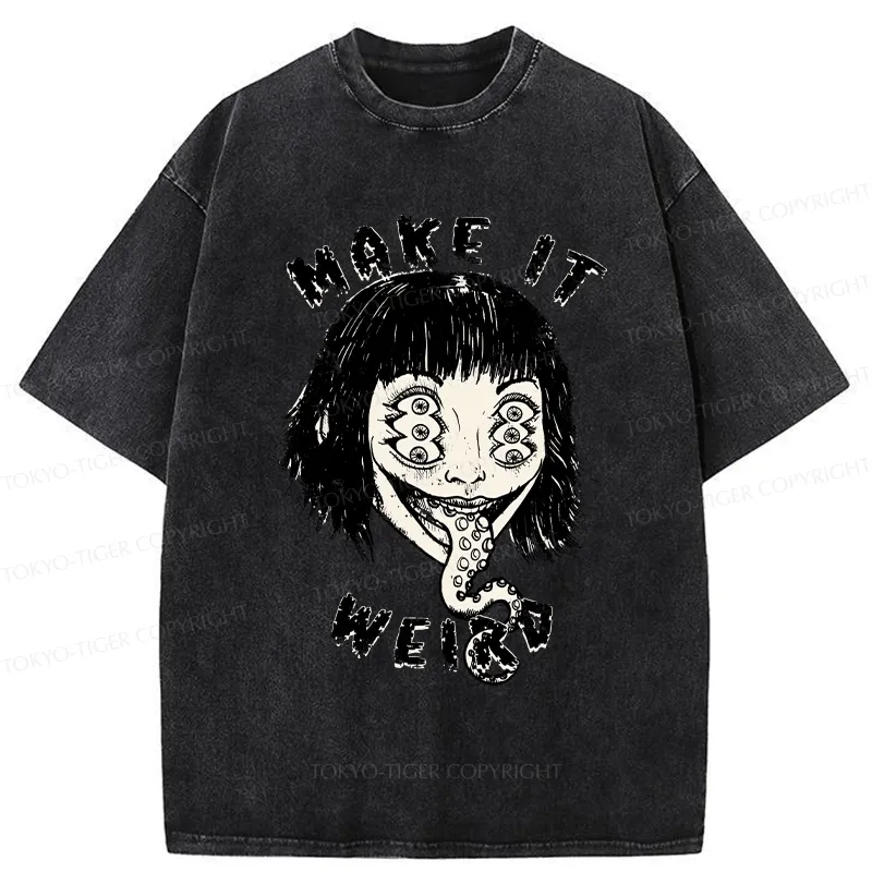 Tokyo-Tiger Make It Weird Washed T-Shirt