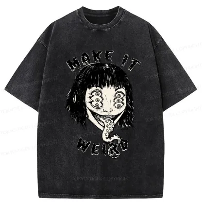Tokyo-Tiger Make It Weird Washed T-Shirt