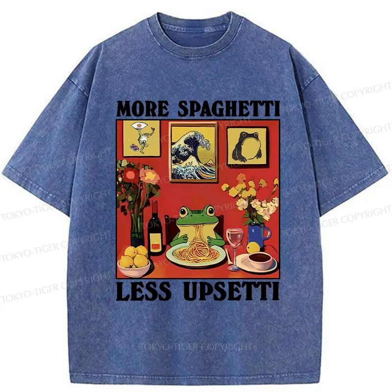 Tokyo-Tiger More Espresso Less Depresso Frog Washed T-Shirt