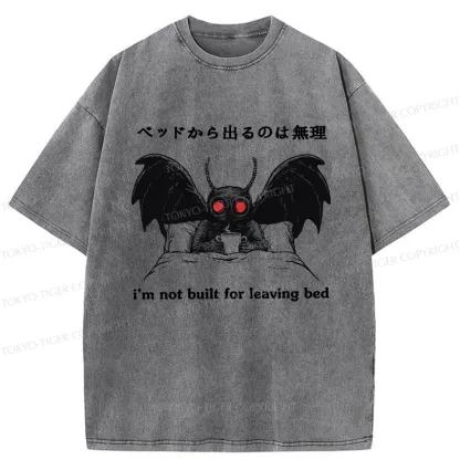 Tokyo-Tiger I'm Not Born To Leave The Bed Washed T-Shirt