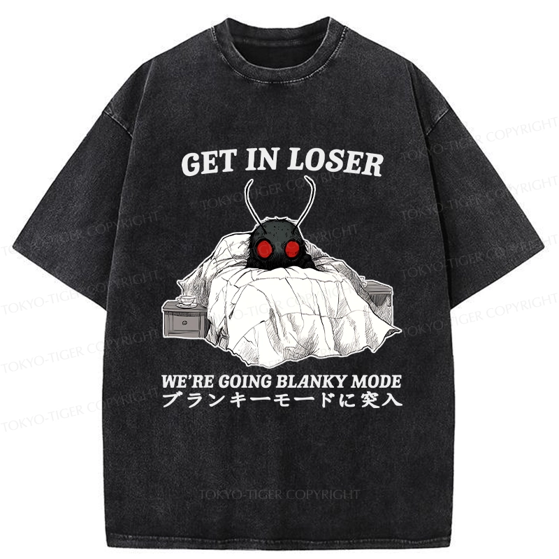 Tokyo-Tiger We're Going Blanky Mode Washed T-Shirt
