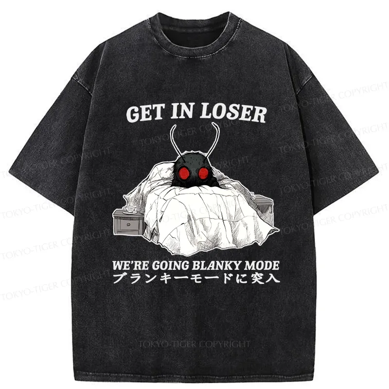 Tokyo-Tiger We're Going Blanky Mode Washed T-Shirt