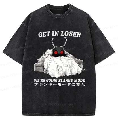 Tokyo-Tiger We're Going Blanky Mode Washed T-Shirt