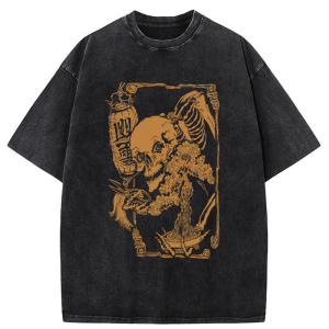 Image of Tokyo-Tiger Bonsai Enthusiast Skeleton Washed T-Shirt