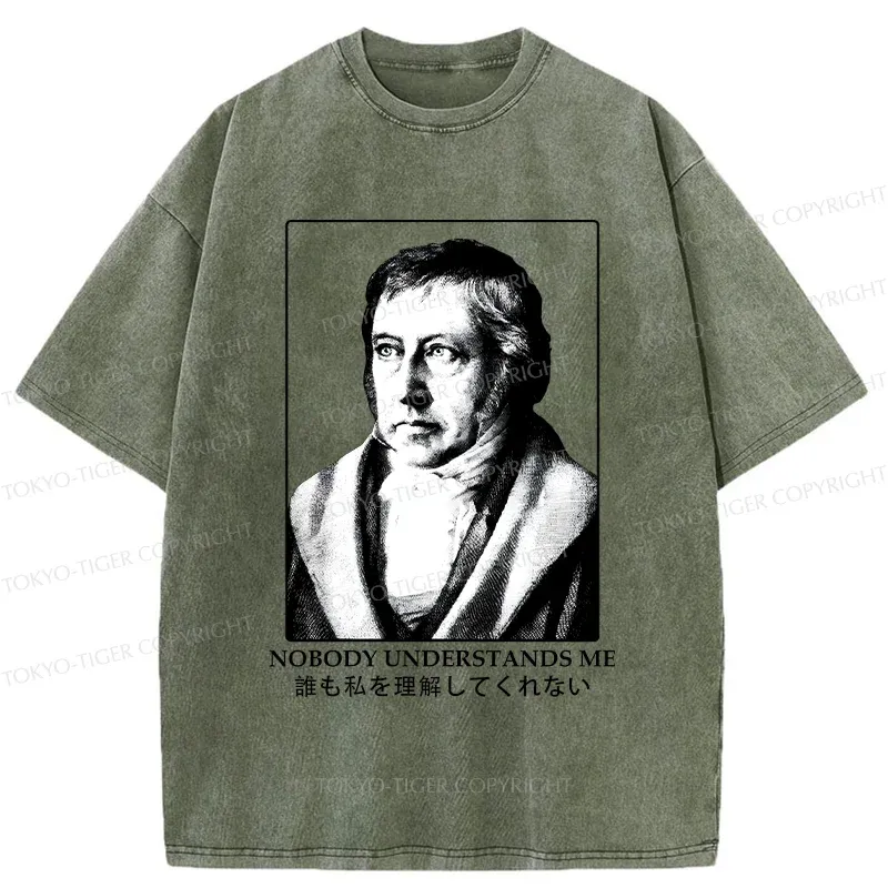 Tokyo-Tiger Nobody Understands Me Washed T-Shirt