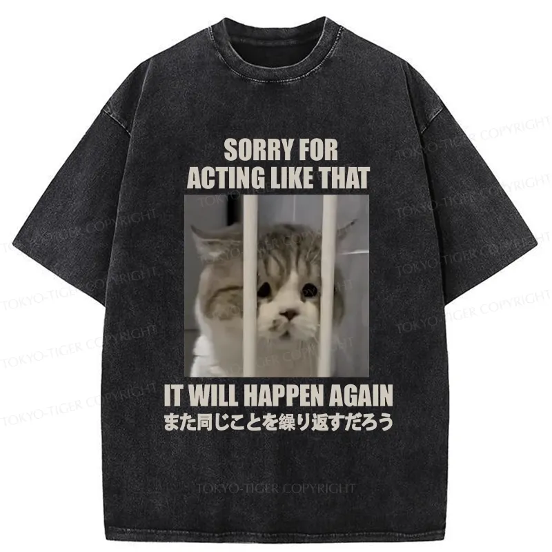 Tokyo-Tiger It Will Happen Again Washed T-Shirt