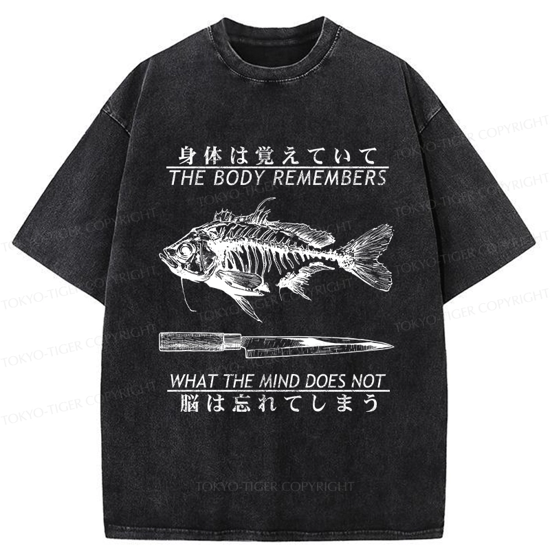 Tokyo-Tiger Unforgotten By The Body Washed T-Shirt