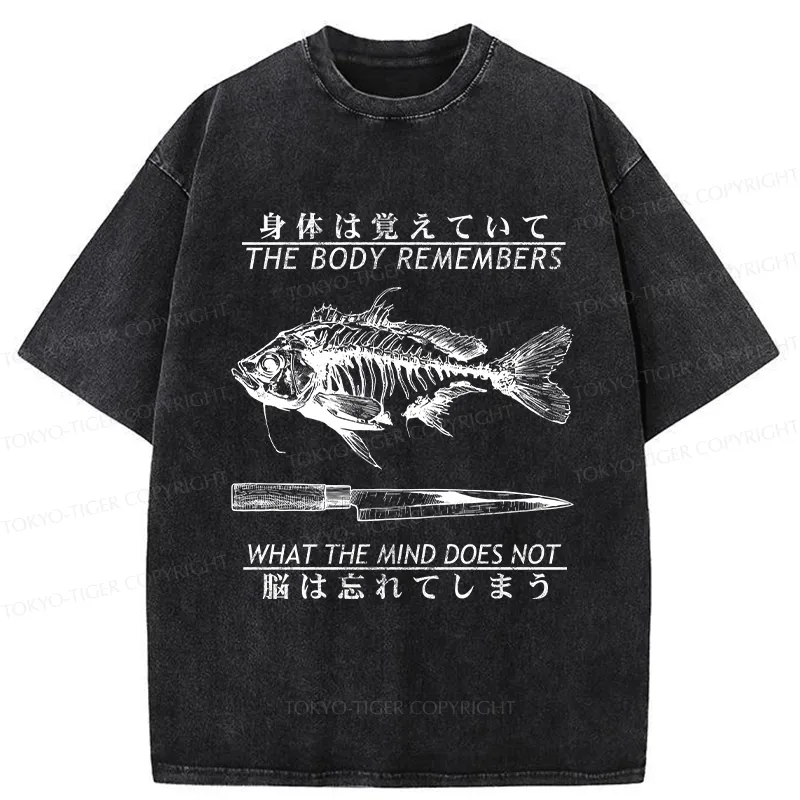 Tokyo-Tiger Unforgotten By The Body Washed T-Shirt