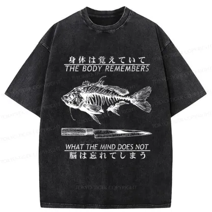 Tokyo-Tiger Unforgotten By The Body Washed T-Shirt