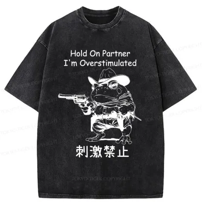Tokyo-Tiger Overstimulated Frog Washed T-Shirt