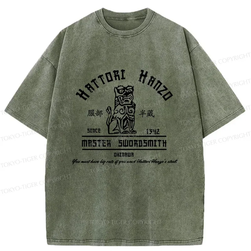 Tokyo-Tiger Hattori Hanzo Gourmet Washed T-Shirt