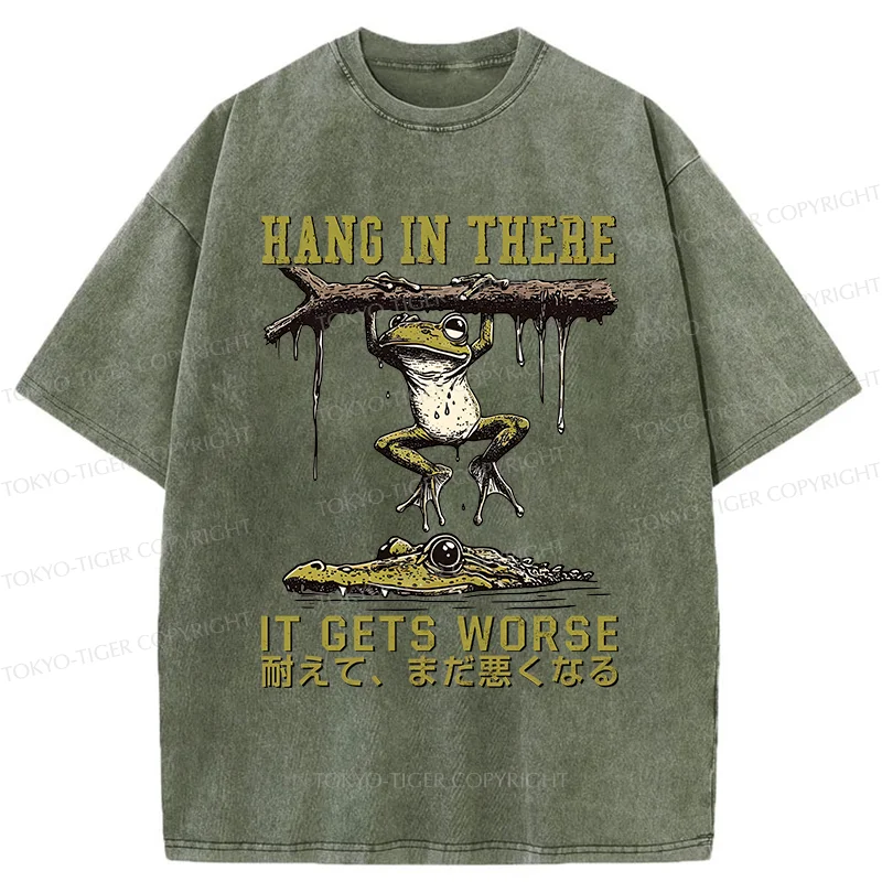 Tokyo-Tiger Desperate Frog Washed T-Shirt