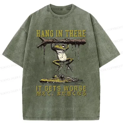 Tokyo-Tiger Desperate Frog Washed T-Shirt