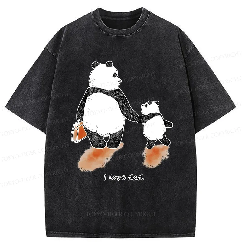 Tokyo-Tiger I Love My Father Washed T-Shirt