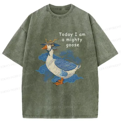 Tokyo-Tiger Mighty Goose Washed T-Shirt