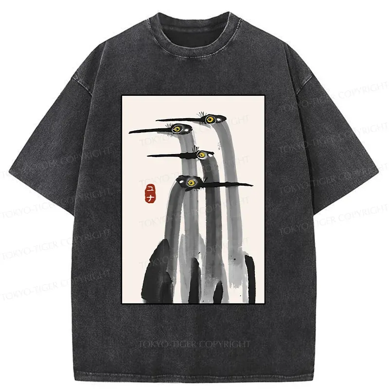 Tokyo-Tiger Japan Bonsai Washed T-Shirt Sale