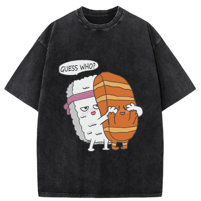 Tokyo-Tiger Guess Who I Am Washed T-Shirt