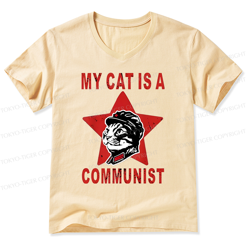 Tokyo-Tiger Funny Cat-ism V-Neck Classic T-Shirt