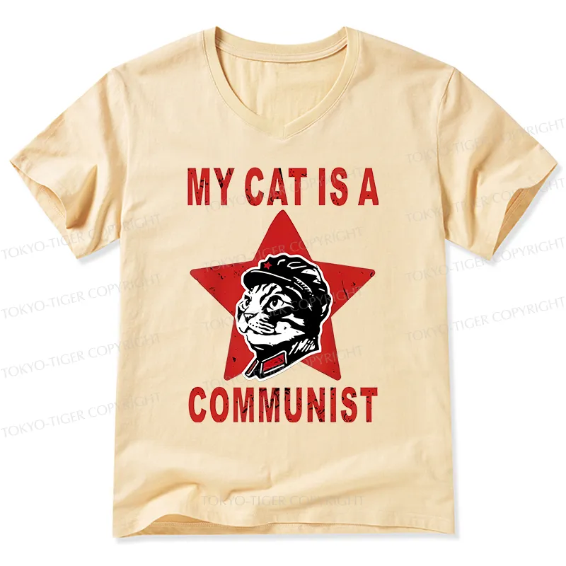 Tokyo-Tiger Funny Cat-ism V-Neck Classic T-Shirt