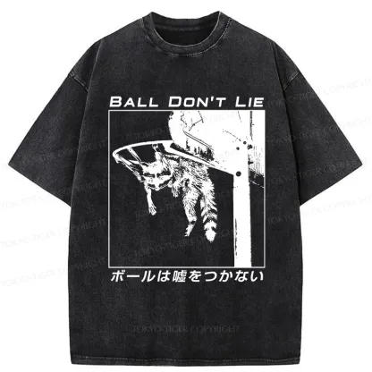 Tokyo-Tiger The Ball Doesn't Lie Washed T-Shirt