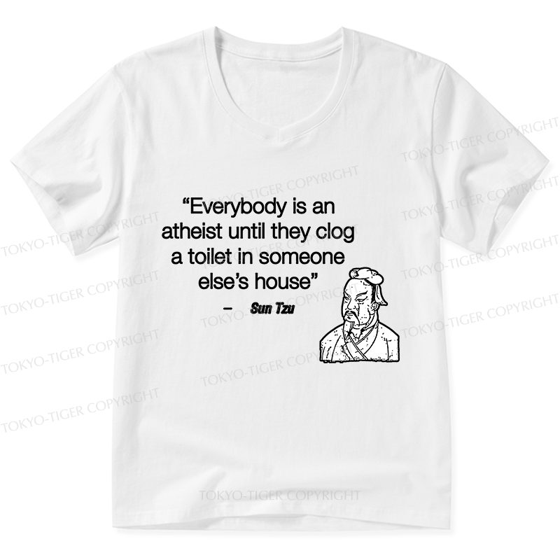 Tokyo-Tiger Funny Sun Tzu Saying V-Neck Classic T-Shirt