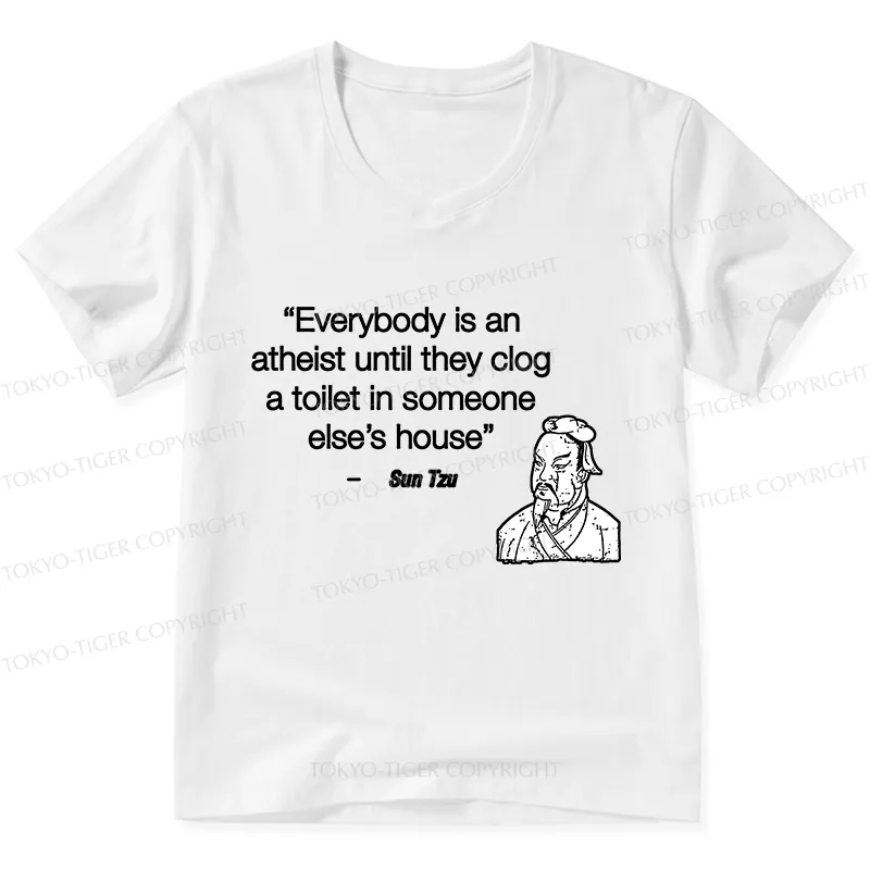 Tokyo-Tiger Funny Sun Tzu Saying V-Neck Classic T-Shirt Sale