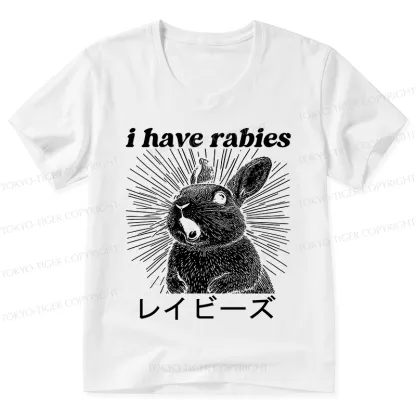 Tokyo-Tiger Funny Rabbit V-Neck Classic T-Shirt