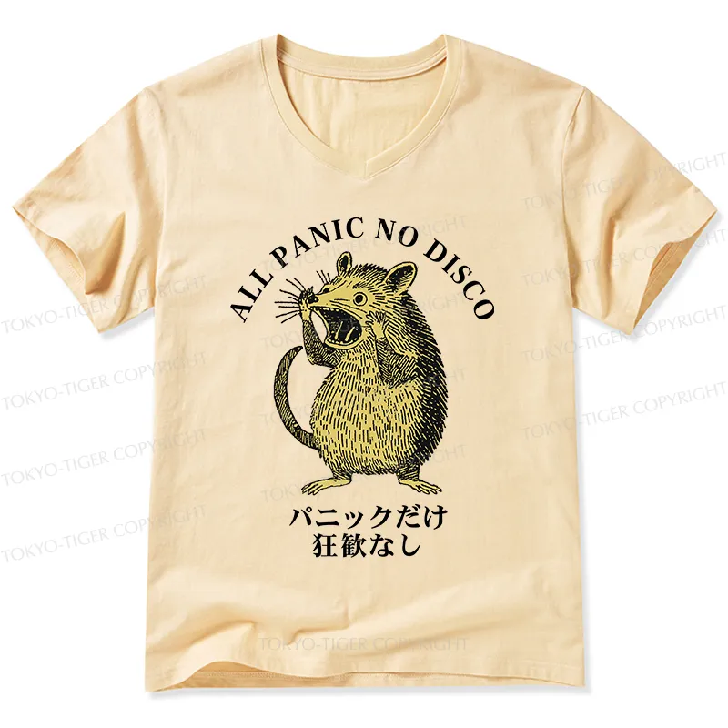 Tokyo-Tiger All Panic No Disco V-Neck Classic T-Shirt