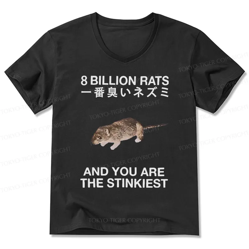 Tokyo-Tiger World's Stinkiest Rat V-Neck Classic T-Shirt